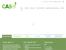Tablet Screenshot of costarica-austausch-service.com